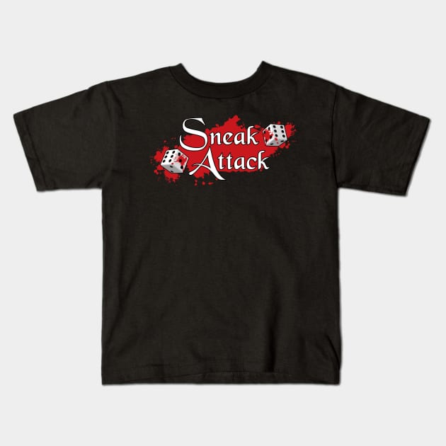 Sneak Attack Kids T-Shirt by NashSketches